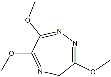 3,6,7-Trimethoxy-4H-1,2,5-triazepine Struktur