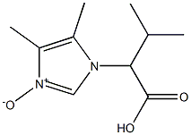 2-[(4,5-Dimethyl-1H-imidazole 3-oxide)-1-yl]-3-methylbutanoic acid Struktur