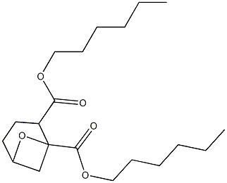 7-Oxabicyclo[3.1.1]heptane-1,2-dicarboxylic acid dihexyl ester Struktur