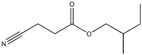 3-Cyanopropionic acid (2-methylbutyl) ester Struktur