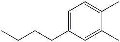 1,2-Dimethyl-4-butylbenzene Struktur