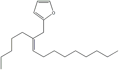 2-[(Z)-2-Pentyl-2-undecenyl]furan Struktur