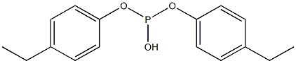 Phosphorous acid di(4-ethylphenyl) ester Struktur