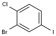 3-Bromo-4-chloro-1-iodobenzene Struktur