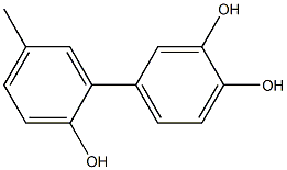 5'-Methyl-1,1'-biphenyl-2',3,4-triol Struktur