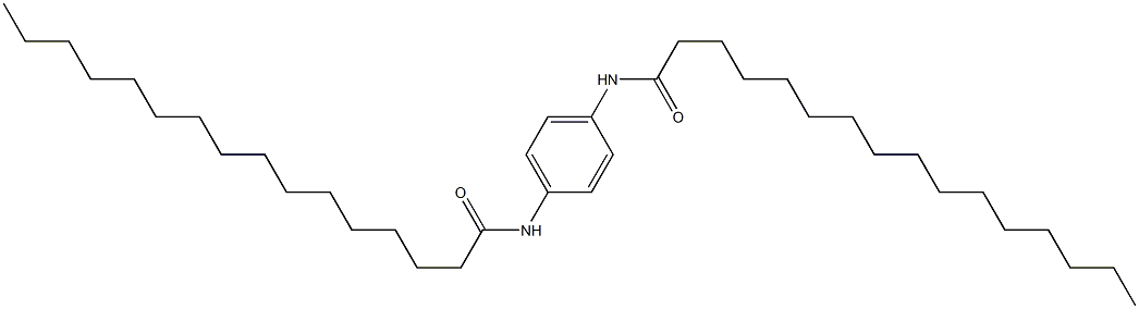 N,N'-Bis(1-oxohexadecyl)-p-phenylenediamine Struktur