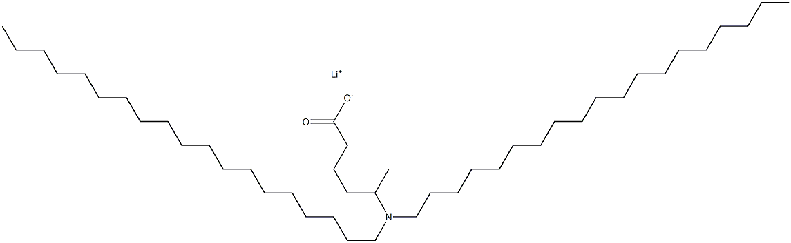 5-(Dinonadecylamino)hexanoic acid lithium salt Struktur