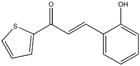 (E)-3-(2-Hydroxyphenyl)-1-(2-thienyl)-2-propen-1-one Struktur