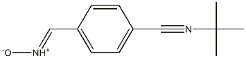 N-tert-Butyl-4-cyanophenylmethanimine N-oxide Struktur