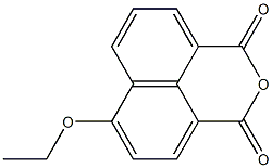 6-Ethoxy-1H,3H-naphtho[1,8-cd]pyran-1,3-dione Struktur