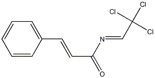 3-Phenyl-N-(2,2,2-trichloroethylidene)acrylamide Struktur