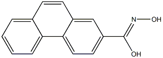 Phenanthrene-2-carbohydroximic acid Struktur