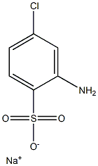 2-Amino-4-chlorobenzenesulfonic acid sodium salt Struktur