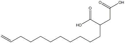 12-Tridecene-1,2-dicarboxylic acid Struktur