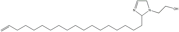 2-(17-Octadecenyl)-3-imidazoline-1-ethanol Struktur