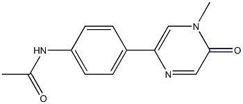 N-[4-[(4,5-Dihydro-5-oxo-4-methylpyrazin)-2-yl]phenyl]acetamide Struktur