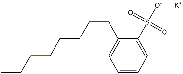 2-Octylbenzenesulfonic acid potassium salt Struktur