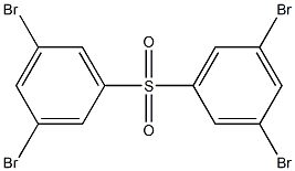 Bis(3,5-dibromophenyl) sulfone Struktur