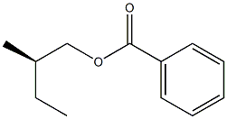 (-)-Benzoic acid (R)-2-methylbutyl ester Struktur