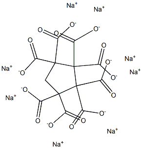 1,1,2,2,3,3,4,4-Cyclopentaneoctacarboxylic acid octasodium salt Struktur