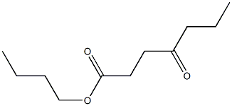 4-Oxoheptanoic acid butyl ester Struktur