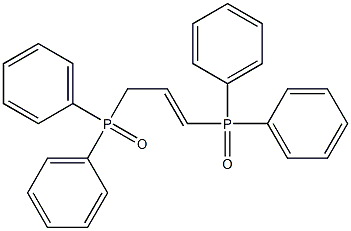 1,3-Bis(diphenylphosphinyl)-1-propene Struktur