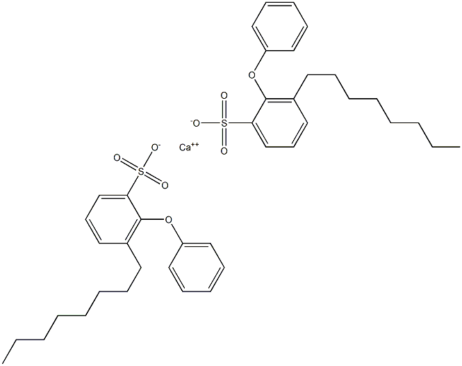 Bis(3-octyl-2-phenoxybenzenesulfonic acid)calcium salt Struktur