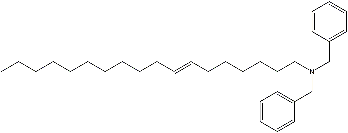 (7-Octadecenyl)dibenzylamine Struktur