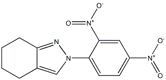 4,5,6,7-Tetrahydro-2-(2,4-dinitrophenyl)-2H-indazole Struktur