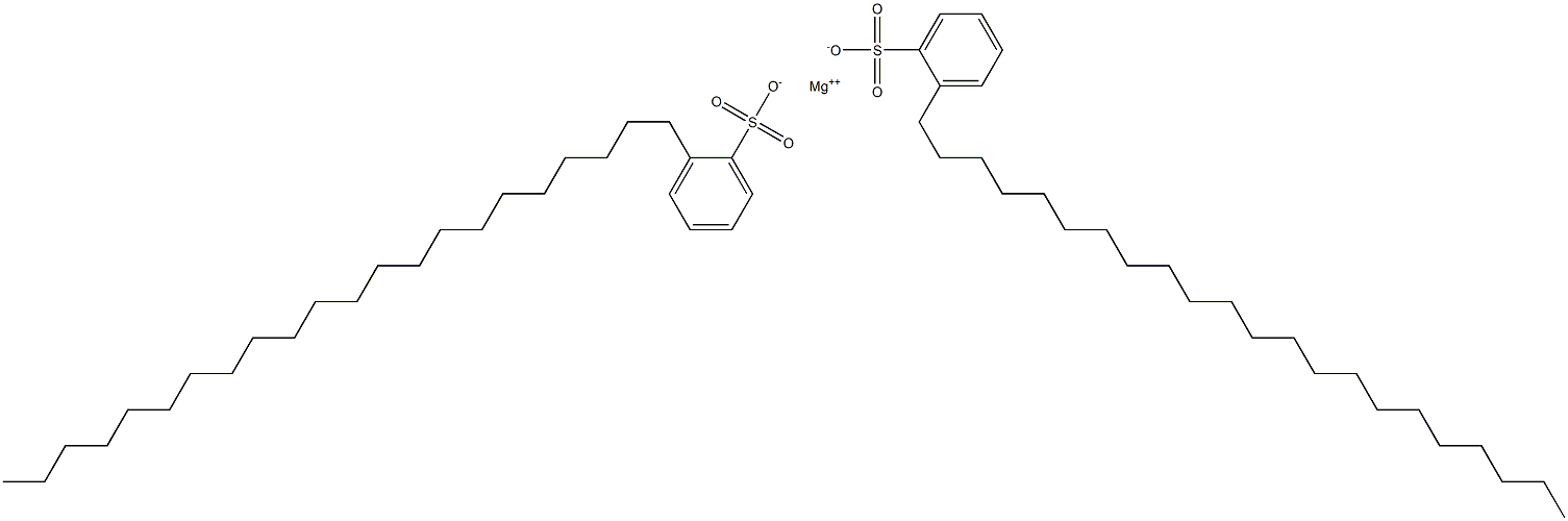 Bis(2-docosylbenzenesulfonic acid)magnesium salt Struktur