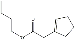 1-Cyclopentenylacetic acid butyl ester Struktur