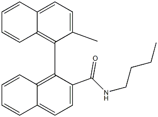 N-Butyl-2'-methyl[1,1'-binaphthalene]-2-carboxamide Struktur