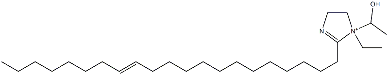 1-Ethyl-2-(13-henicosenyl)-1-(1-hydroxyethyl)-2-imidazoline-1-ium Struktur