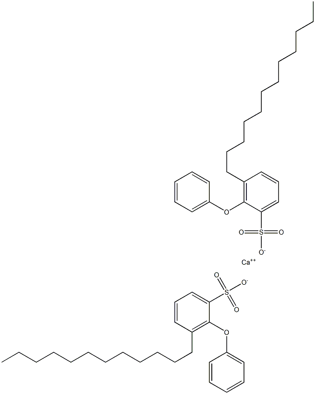 Bis(2-phenoxy-3-dodecylbenzenesulfonic acid)calcium salt Struktur