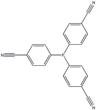 4,4',4''-Phosphinetriyltrisbenzonitrile Struktur