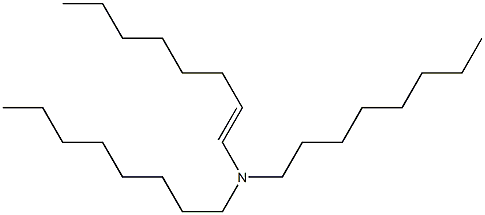 N,N-Dioctyl-1-octenylamine Struktur