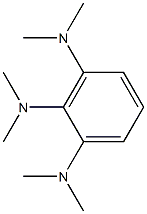 1,2,3-Tri(dimethylamino)benzene Struktur