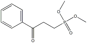 (3-Oxo-3-phenylpropyl)phosphonic acid dimethyl ester Struktur