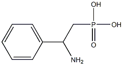 2-Amino-2-phenylethylphosphonic acid Struktur