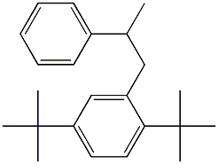 1-(2,5-Di-tert-butylphenyl)-2-phenylpropane Struktur