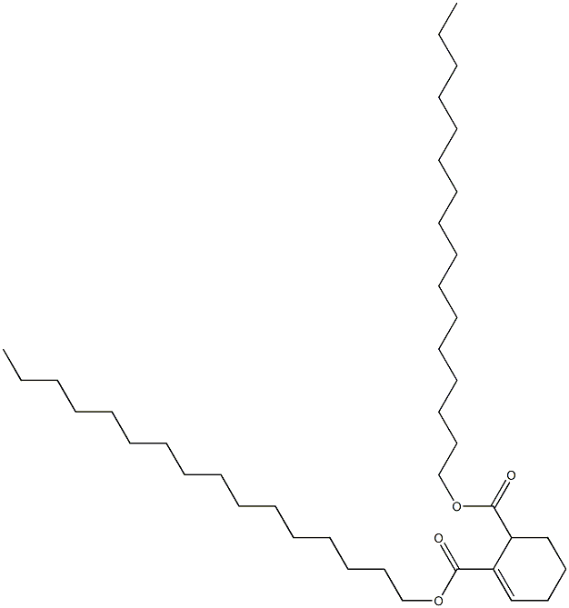 1-Cyclohexene-2,3-dicarboxylic acid dihexadecyl ester Struktur