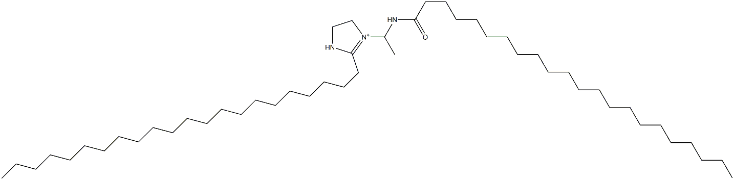 1-[1-(ドコサノイルアミノ)エチル]-2-ドコシル-1-イミダゾリン-1-イウム 化學(xué)構(gòu)造式