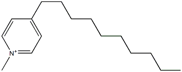 1-Methyl-4-decylpyridinium Struktur