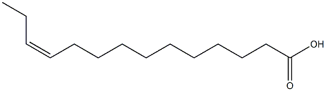 (Z)-11-Tetradecenoic acid Struktur