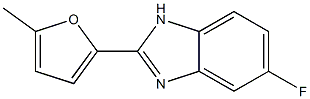 5-Fluoro-2-(5-methylfuran-2-yl)-1H-benzimidazole Struktur