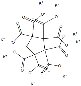 1,1,2,2,3,3,4,4-Cyclopentaneoctacarboxylic acid octapotassium salt Struktur