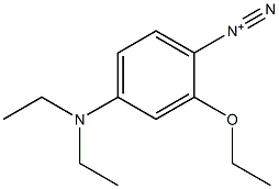 2-Ethoxy-4-(diethylamino)benzenediazonium Struktur