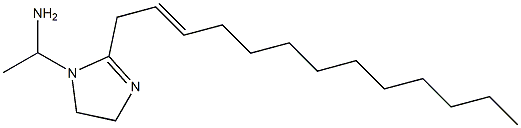 1-(1-Aminoethyl)-2-(2-tridecenyl)-2-imidazoline Struktur