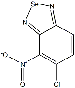 4-Nitro-5-chloro-2,1,3-benzoselenadiazole Struktur