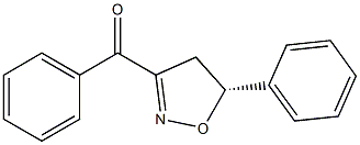 (R)-3-Benzoyl-5-phenyl-4,5-dihydroisoxazole Struktur